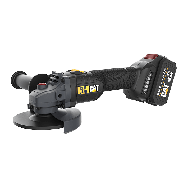 Cat® DX3130B 18V Brushless 125mm Angle Grinder - Slide Switch - Skin Only