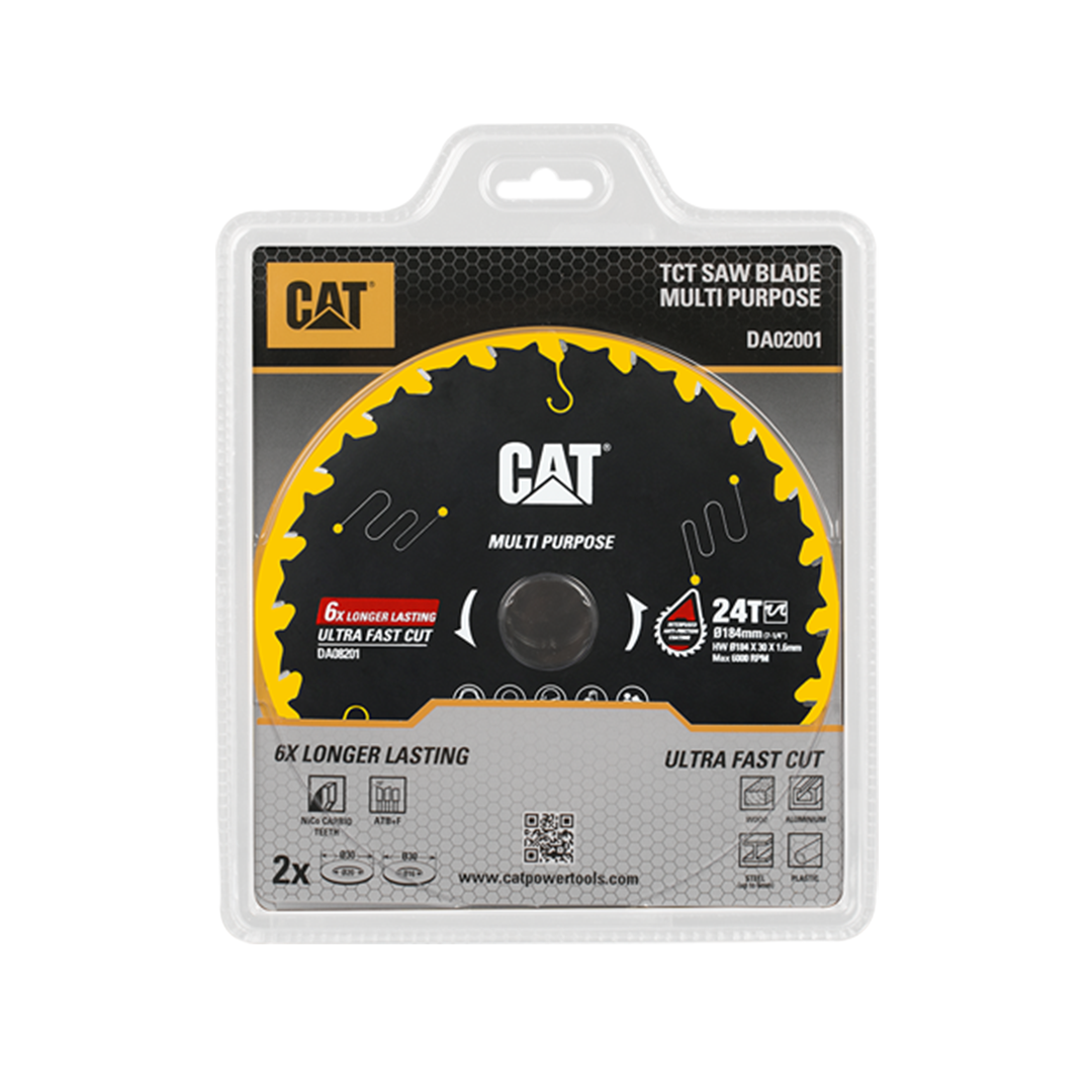 Cat® CDA08201 184mm Multipurpose TCT Blade