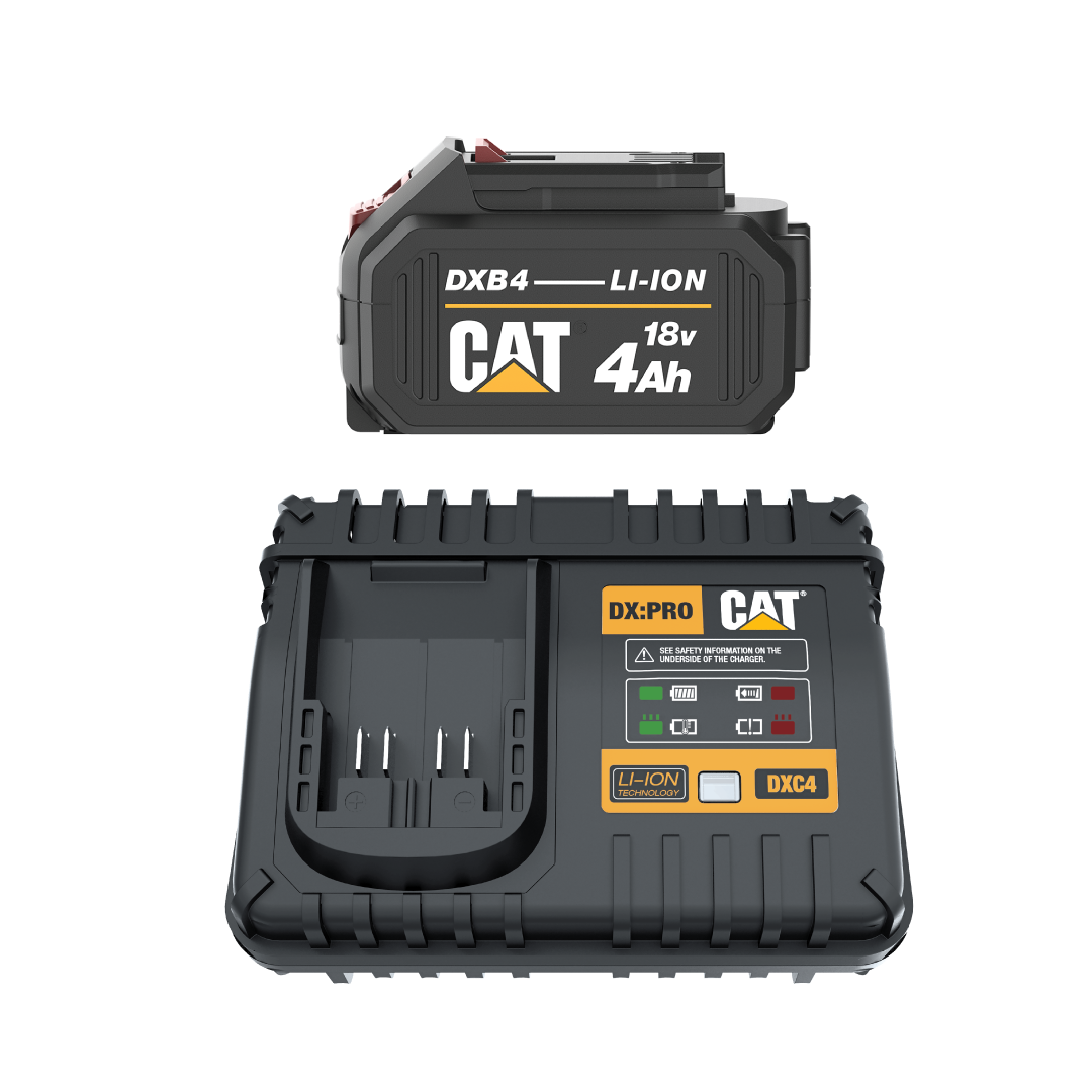 Cat® DXB4K 18V 4.0Ah Battery & Charger Combo
