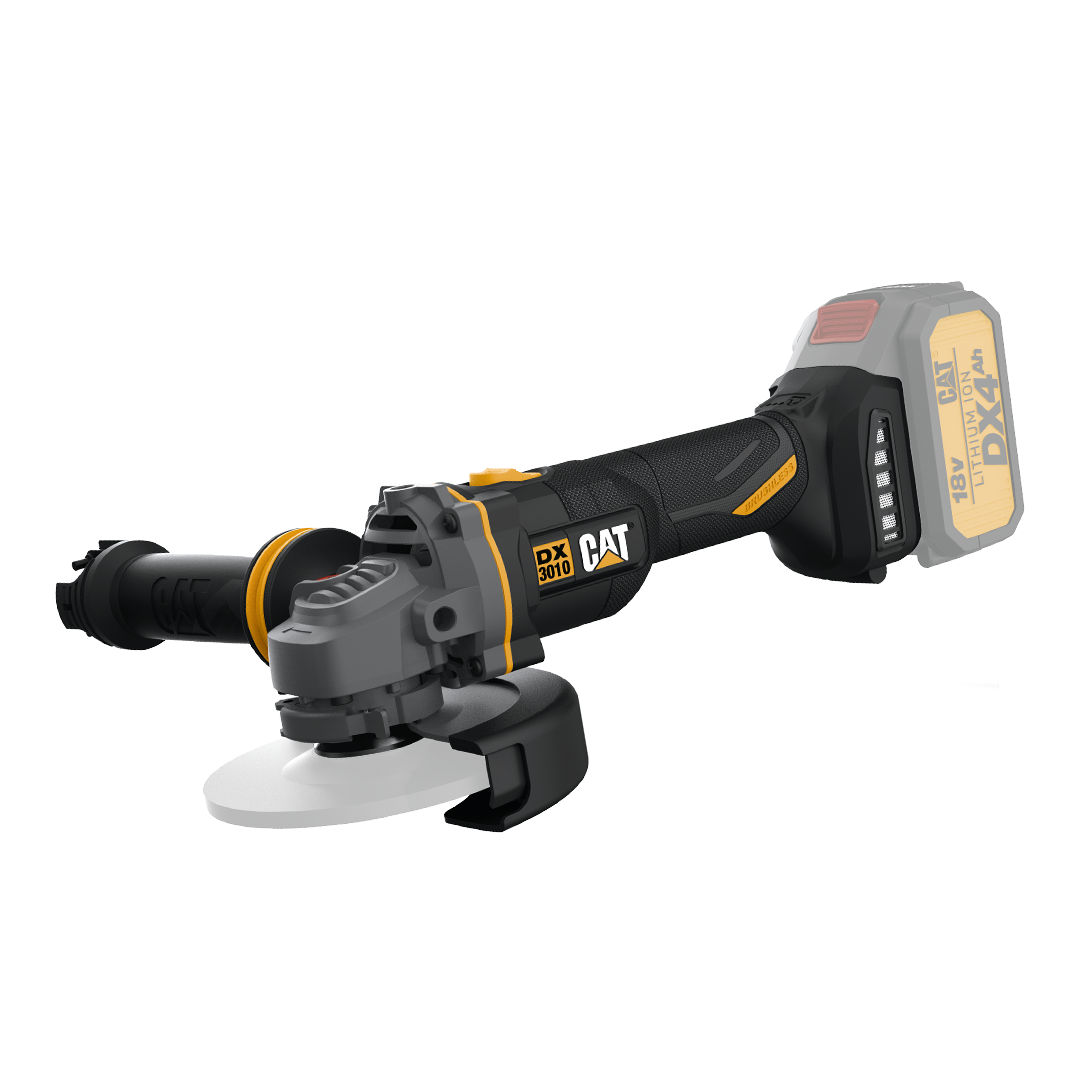 Cat® DX3010B 18V Brushless Angle Grinder - 125mm Flag ship ( w/o paddle switch) - Skin Only