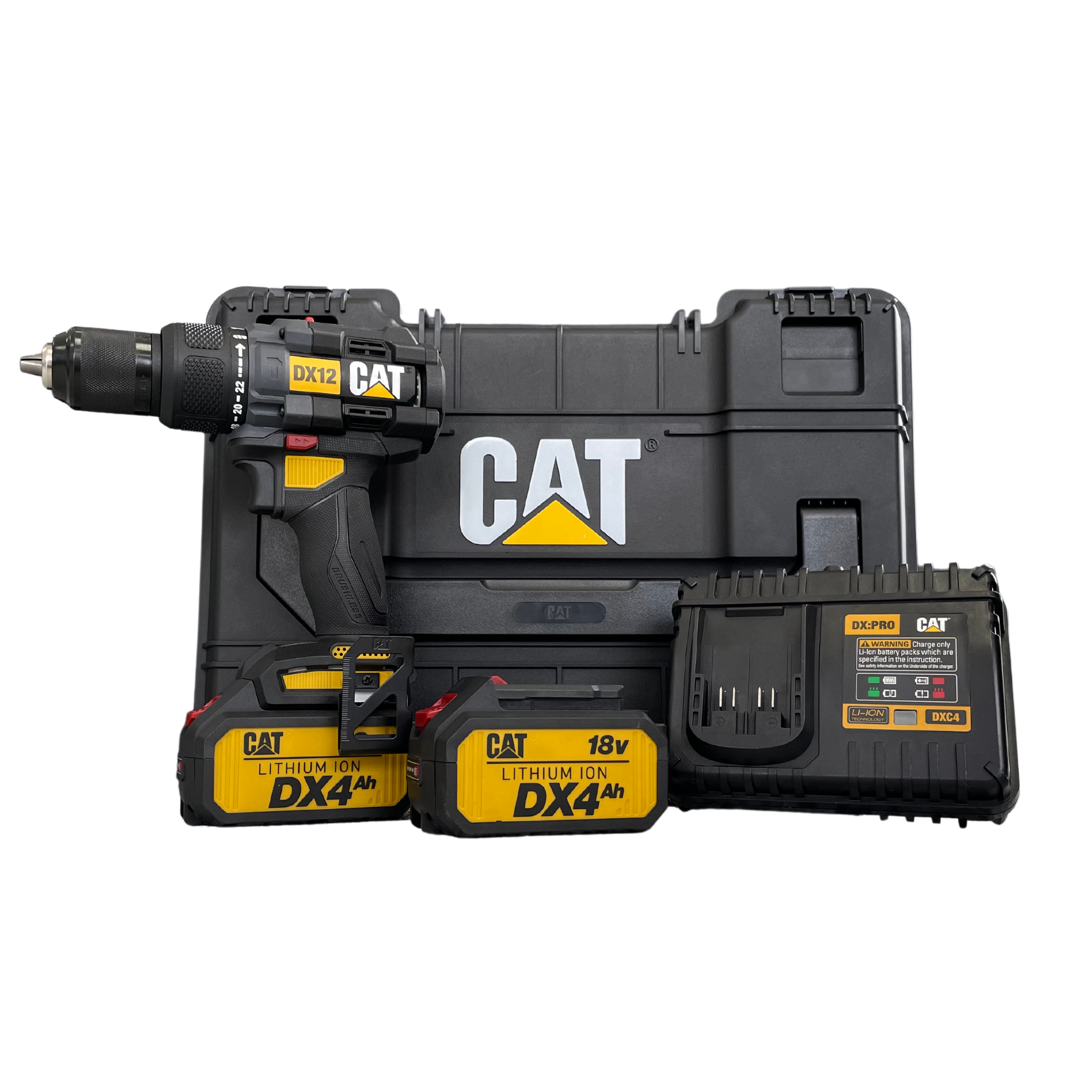 DX122B4K 18V Brushless Hammer Drill Kit