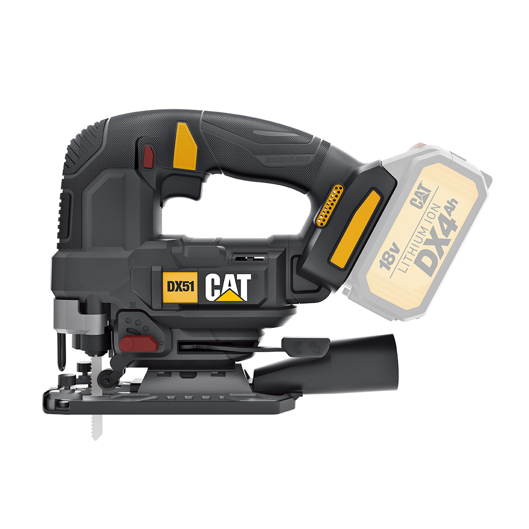 Cat® DX51B 18V Brushless D-Handle Jig Saw - Skin Only