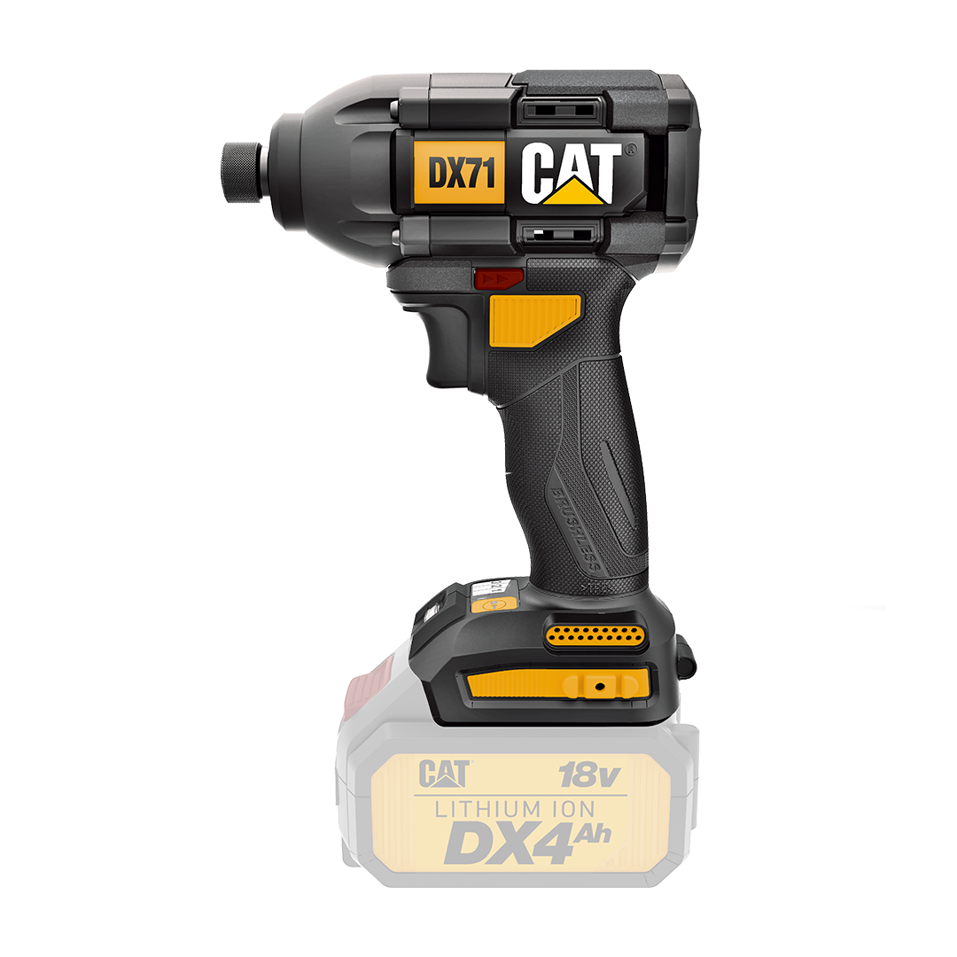 Cat® DX71B 18V Brushless Impact Driver - 215Nm, 3 Speed - Skin Only