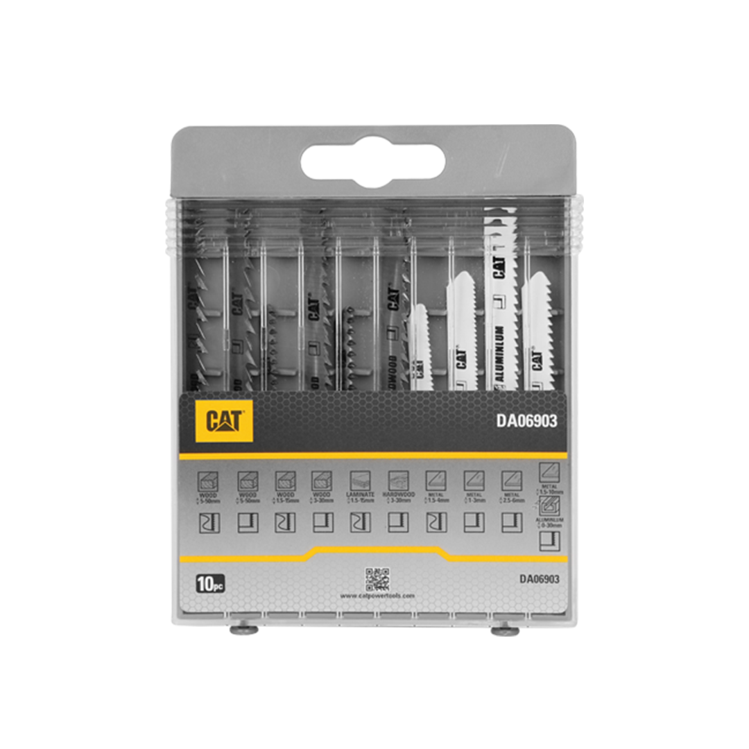 Cat® CDA06903 Jigsaw Blade Kit 10Pce