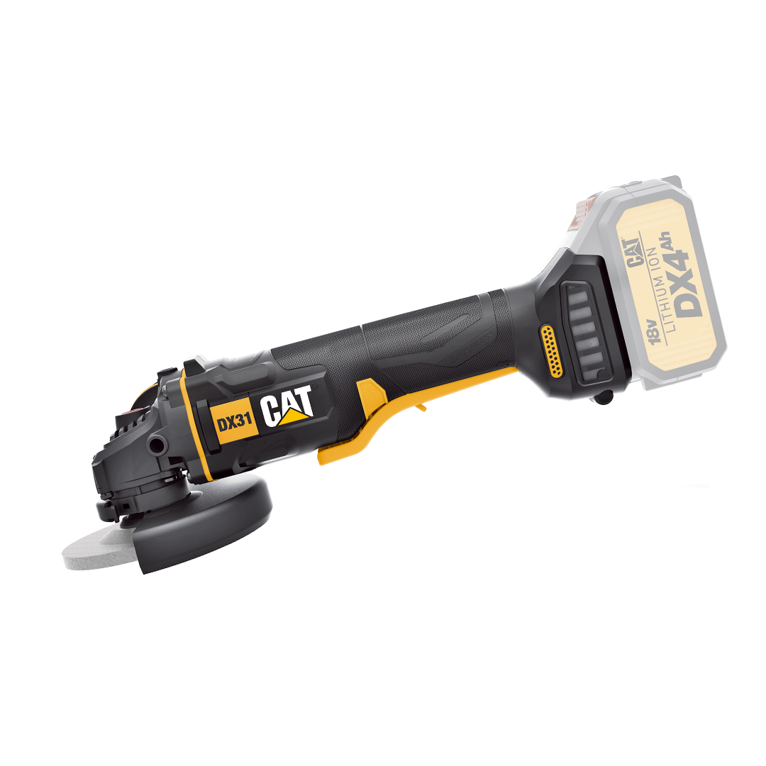 Cat® DX31B 18V Brushless 115/125mm Angle Grinder - Paddle Switch - Skin Only